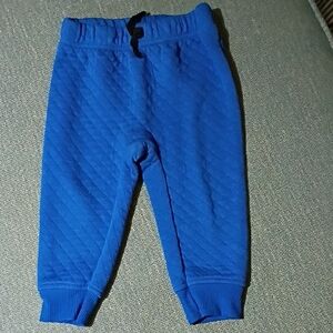 Kids Quilted Blue Joggers